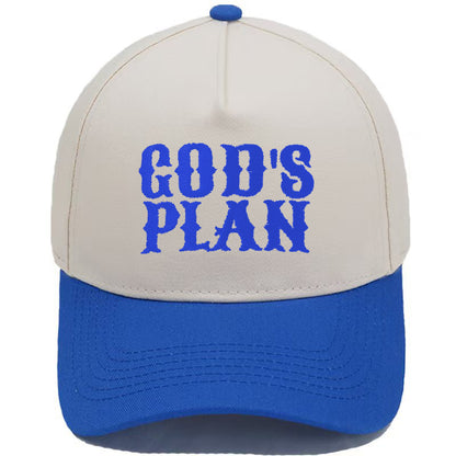 Embroidered GOD'S PLAN Snap Back Hat (14 Colors) | 2-4 Week TAT