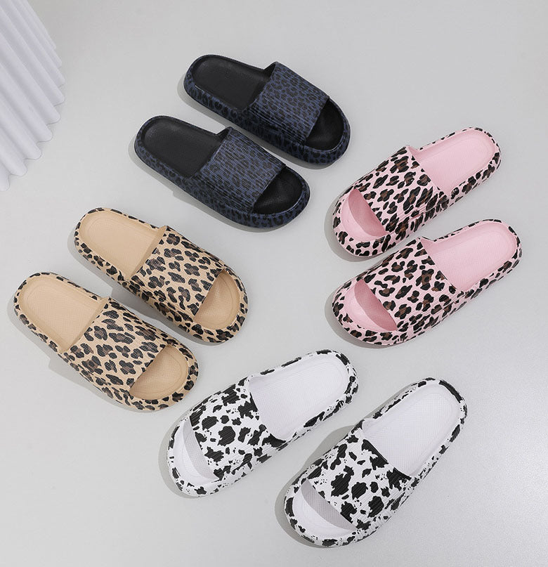 Leopard, Cow, Strawberry Printed Foam Slides - 13 Different Prints! | (3-4 Week TAT)