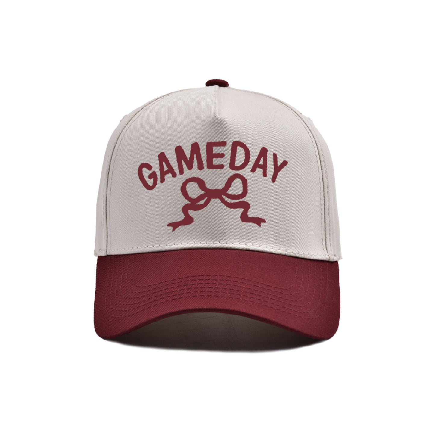 Embroidered Bow Game Day Adjustable Fit Hat (11 Color Options) | 2-4 Week TAT