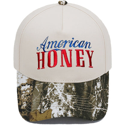 Embroidered American Honey Snap Back Hat (12 Color Options) | 2-4 Week TAT