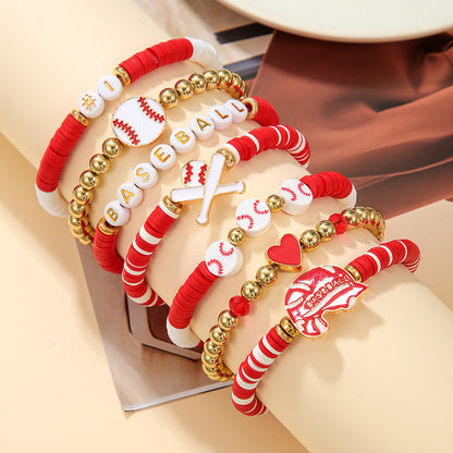 ⚾️ Game Day Baseball Bracelet Stacks | 6 Different Team Colors | 3-4 WEEK TAT ⚾️