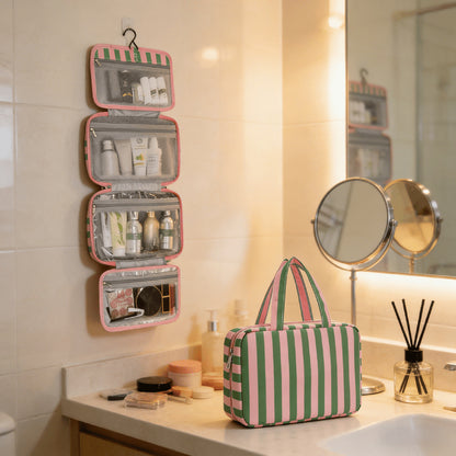 Striped Hanging Toiletry Bag 😍✈️ + 7 COLORS | 3–4 WEEK TAT