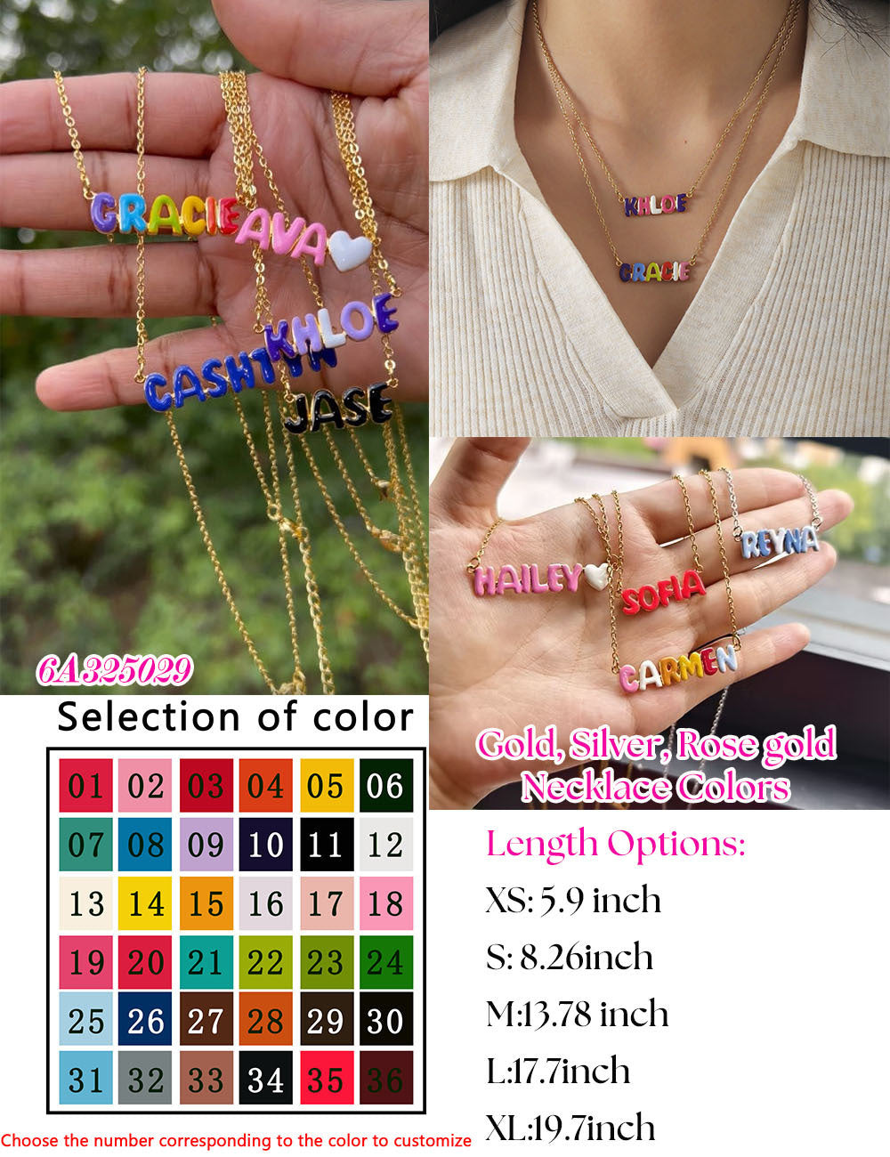 Custom Bubble Necklace GOLD OPTION | 2-4 Week TAT