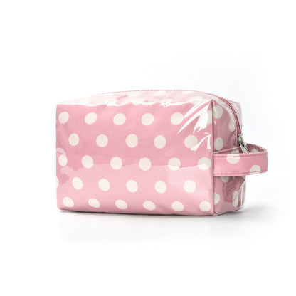 🩷✨ POLKA DOT WATERPROOF PVC MAKEUP TOILETRY BAG + 12 COLORS | 3-4 WEEK TAT ✨🩷