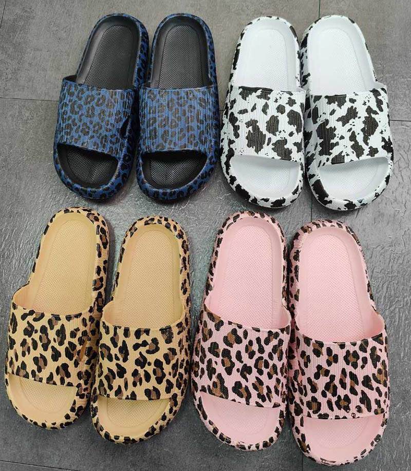 Leopard, Cow, Strawberry Printed Foam Slides - 13 Different Prints! | (3-4 Week TAT)