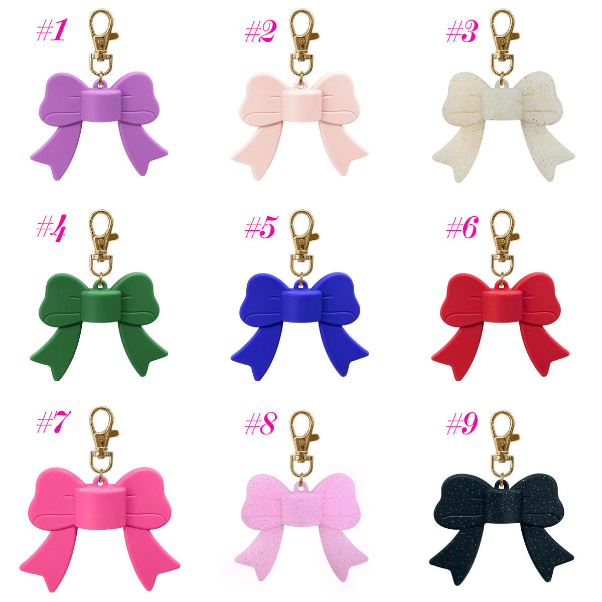🎀 Silicone Bow Chapstick & Lipstick Holder - THREE sizes & NINE colors! | 3-4 Week TAT