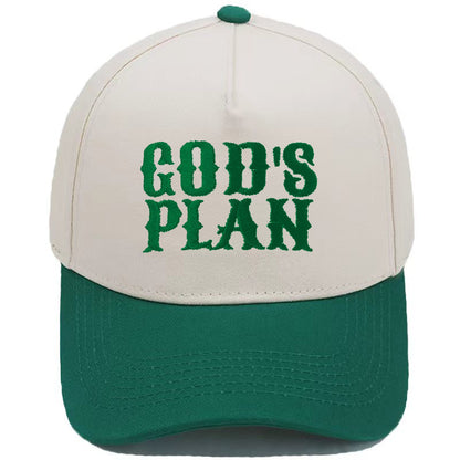 Embroidered GOD'S PLAN Snap Back Hat (14 Colors) | 2-4 Week TAT