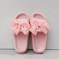 Gingham Checkered Bow Slides | 2-4 Week TAT