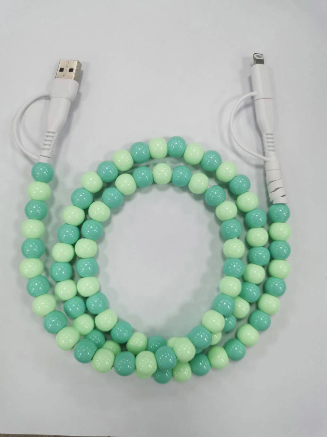 4-in-1 Beaded Lightening Phone Charger - 30 Options | 2-4 Week TAT