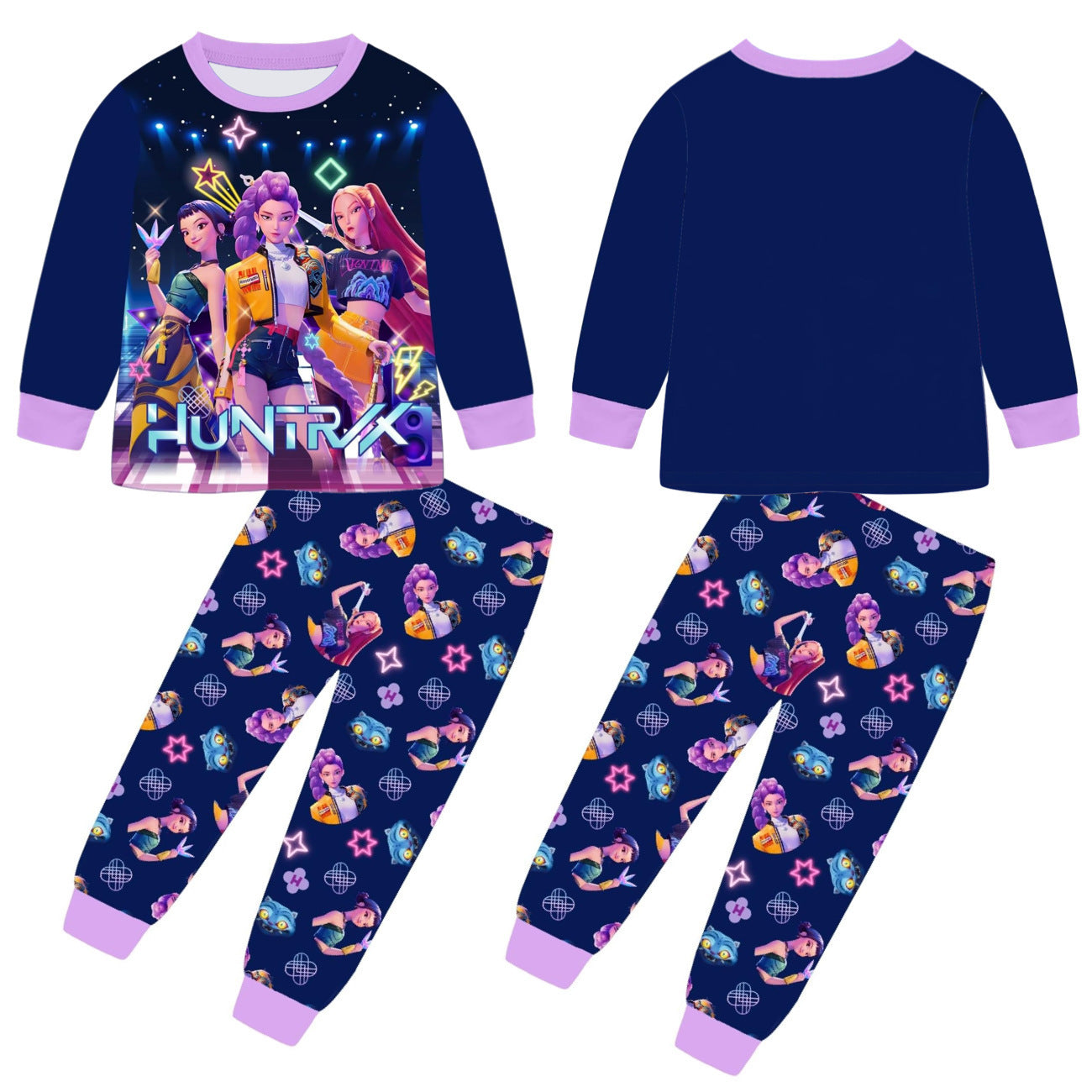 K-POP DEMON HUNTER Pajama Set, 4 Prints | 2-4 Week TAT