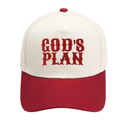 Embroidered GOD'S PLAN Snap Back Hat (14 Colors) | 2-4 Week TAT