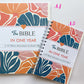 Bible In A Year Workbook, 6 Options | 2-4 Week TAT