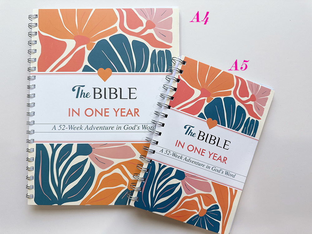 Bible In A Year Workbook, 6 Options | 2-4 Week TAT