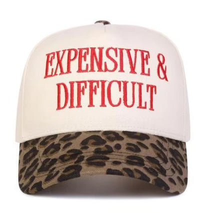 Embroidered Expensive & Difficult Snap Back Hat (7 Color Options) | 2-4 Week TAT