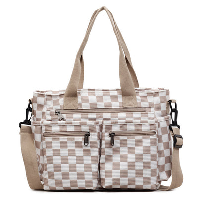 🖤🤍 CORDUROY CHECKERED TOTE BAG + 4 COLORS | 3–4 WEEK TAT 🤍🖤