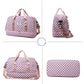 Bubble Checkered Duffel - 6 Colors | 2-4 Week TAT