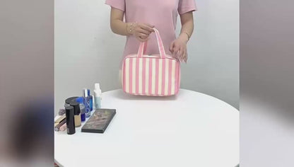 Striped Hanging Toiletry Bag 😍✈️ + 7 COLORS | 3–4 WEEK TAT